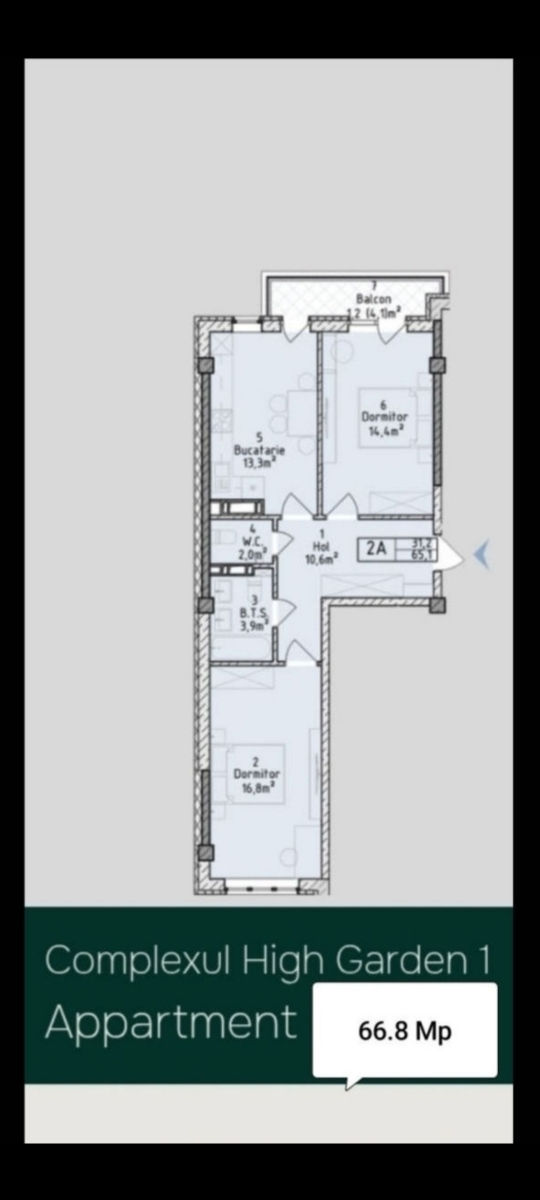 Apartament cu 2 camere,  Centru,  Durlești,  Chișinău mun.